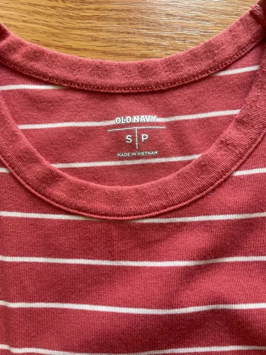 Old Navy Red and White Striped Tank - Picture 2 of 2